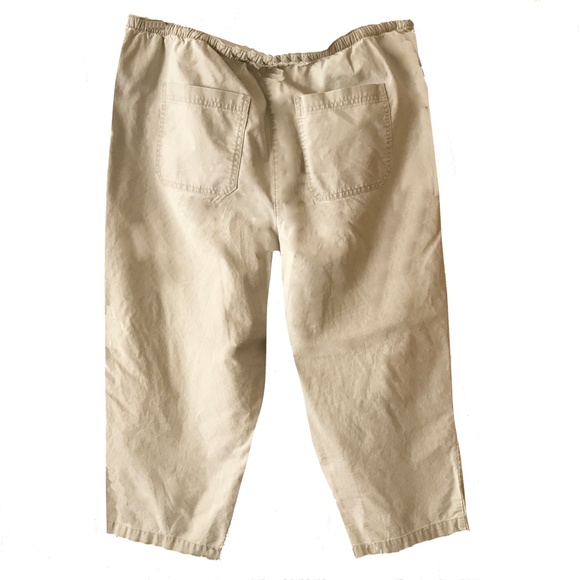 L.L. Bean Classic 100% Cotton Regular Fit Capri Size M - Picture 2 of 4